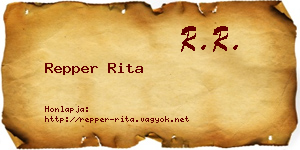 Repper Rita névjegykártya